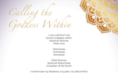 Sacred Practice To Call On The Goddess Within For The New Year